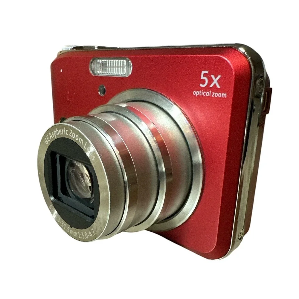 GE A1251 Digital Camera Red 12.2MP 5x Optical Zoom‎ 2.5